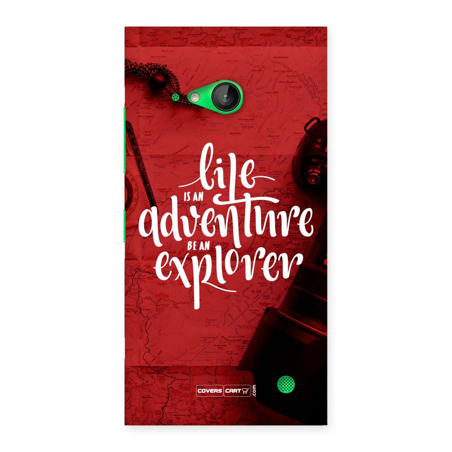 Life Adventure Explorer Back Case for Lumia 730