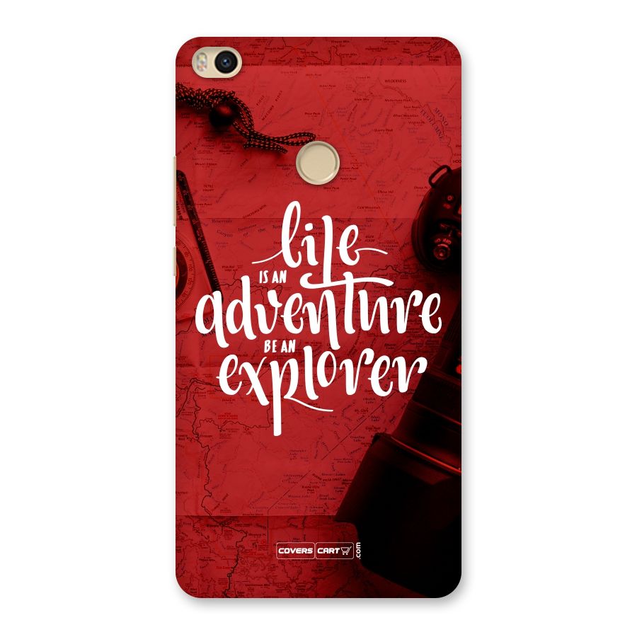Life Adventure Explorer Back Case for Mi Max 2