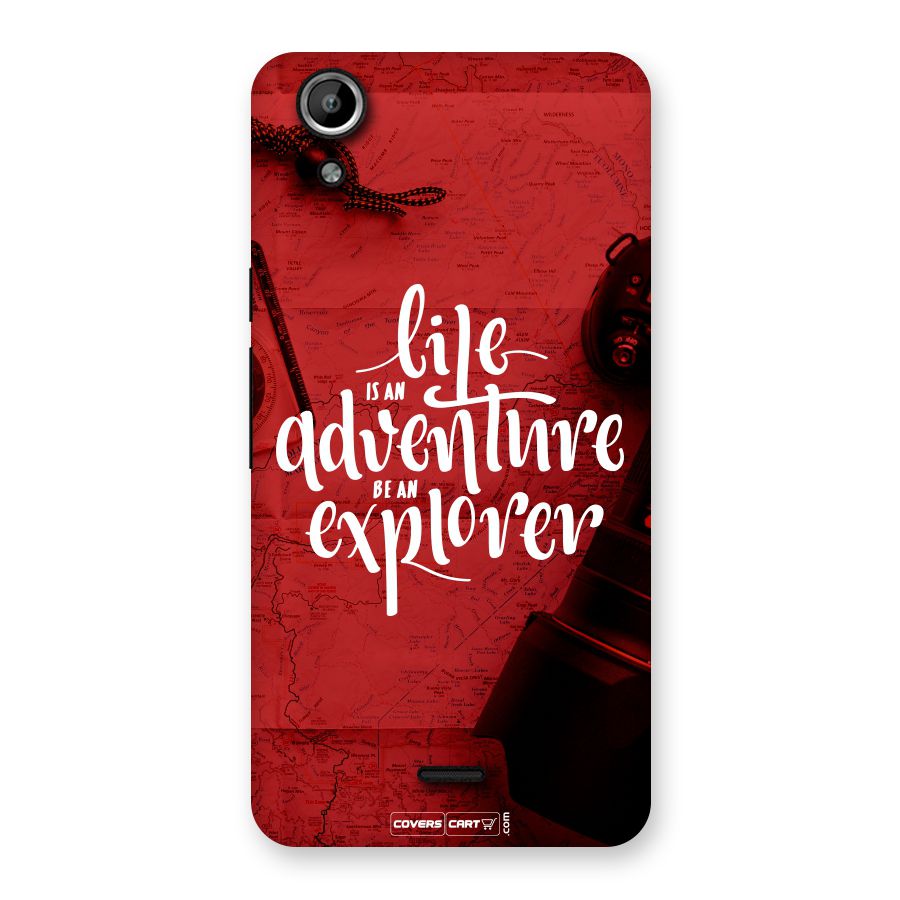 Life Adventure Explorer Back Case for Micromax Canvas Selfie Lens Q345