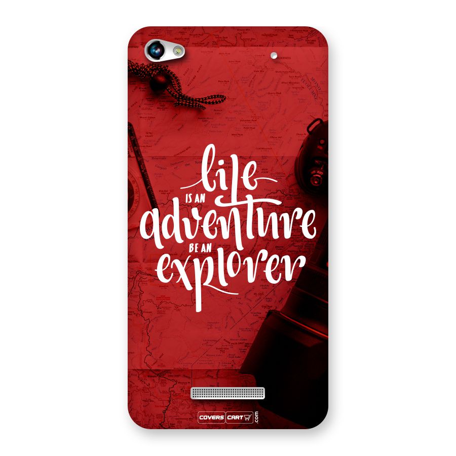 Life Adventure Explorer Back Case for Micromax Hue 2