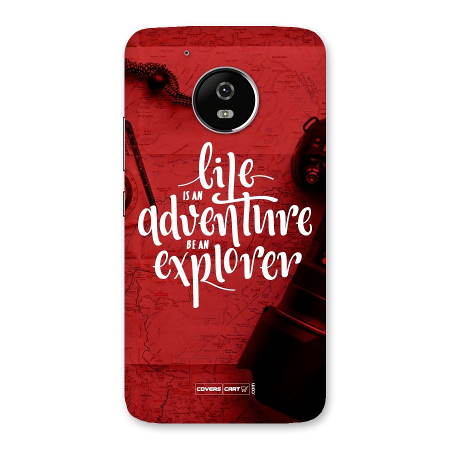 Life Adventure Explorer Back Case for Moto G5