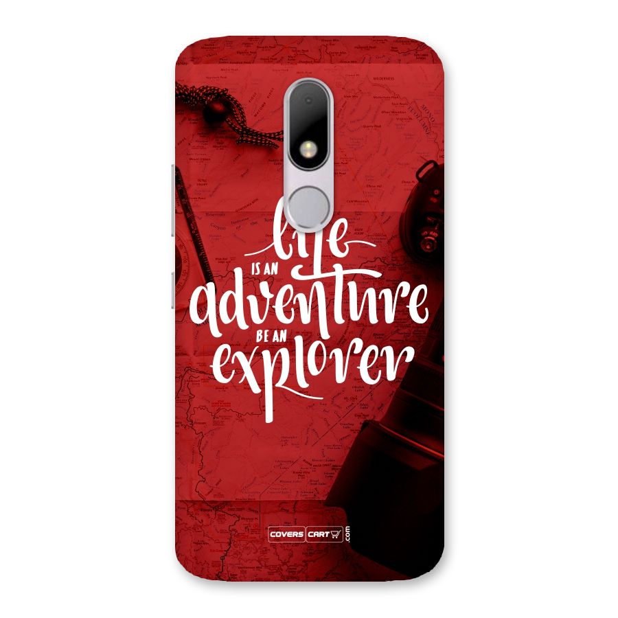 Life Adventure Explorer Back Case for Moto M