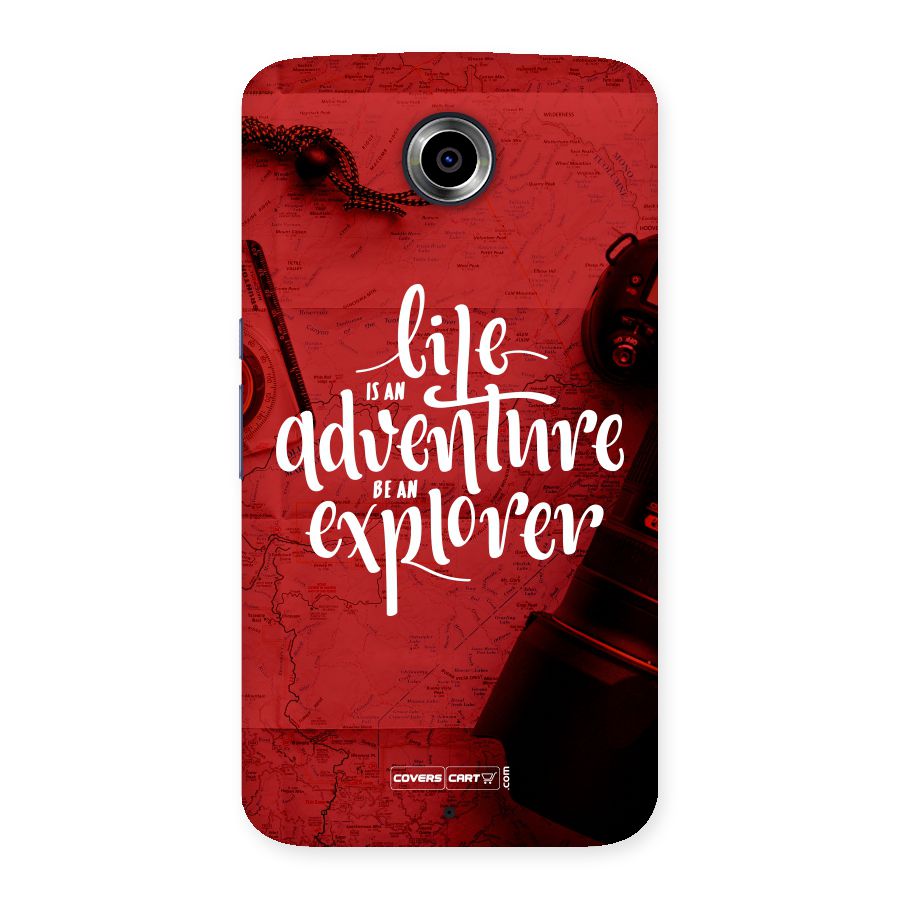 Life Adventure Explorer Back Case for Nexsus 6