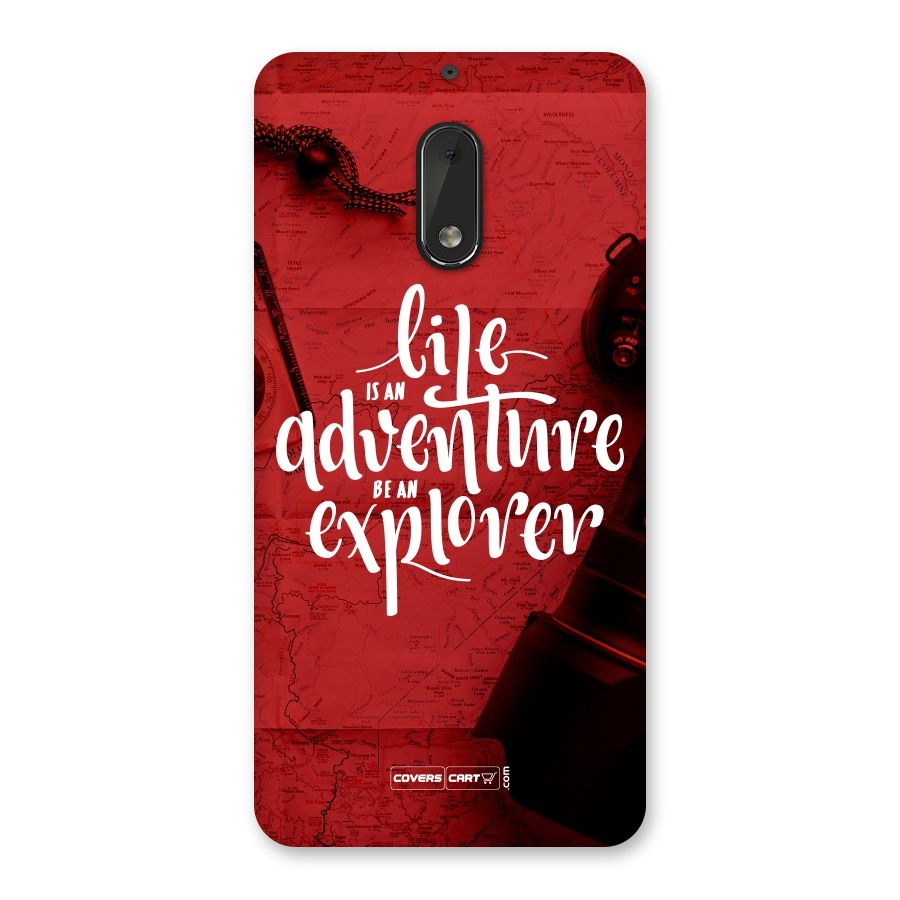 Life Adventure Explorer Back Case for Nokia 6