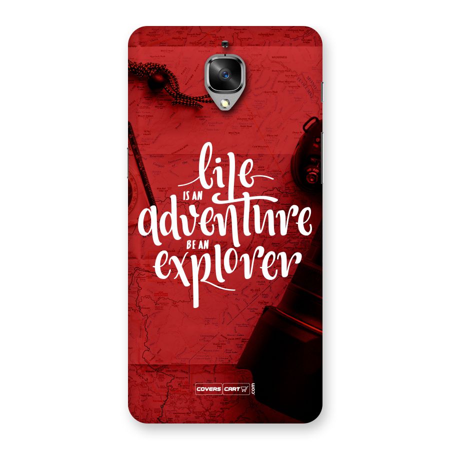 Life Adventure Explorer Back Case for OnePlus 3T