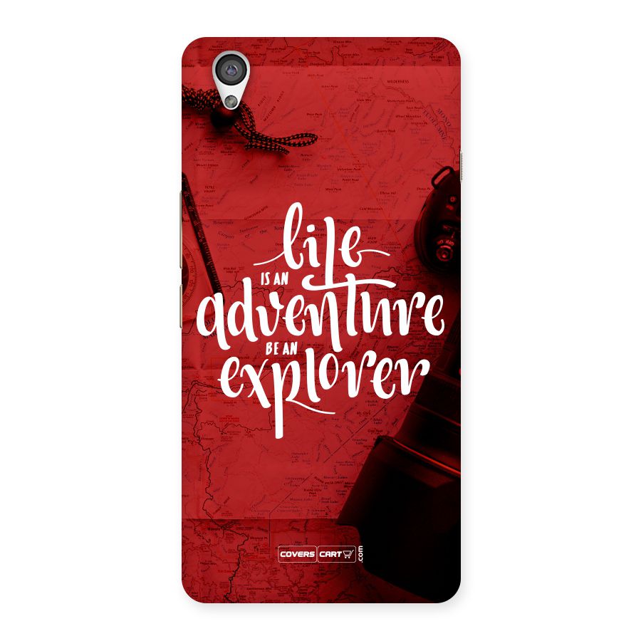 Life Adventure Explorer Back Case for OnePlus X