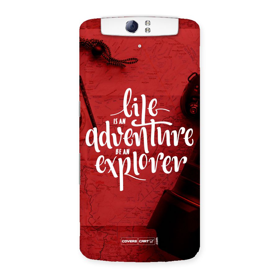 Life Adventure Explorer Back Case for Oppo N1