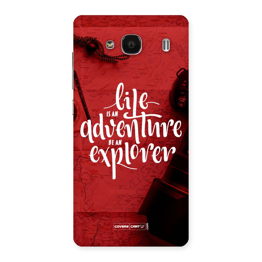 Life Adventure Explorer Back Case for Redmi 2s