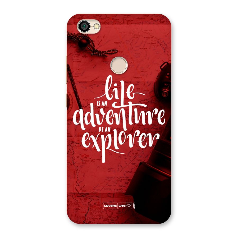 Life Adventure Explorer Back Case for Redmi Y1 2017