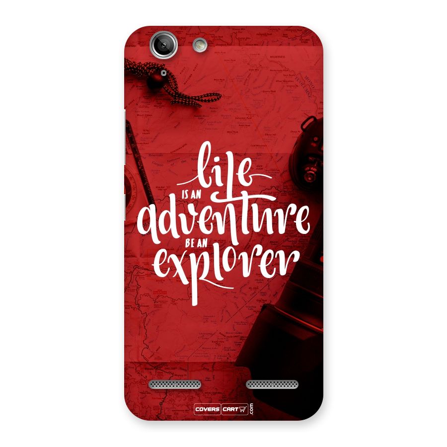 Life Adventure Explorer Back Case for Vibe K5