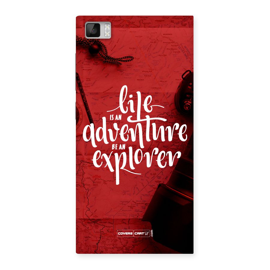 Life Adventure Explorer Back Case for Xiaomi Mi3