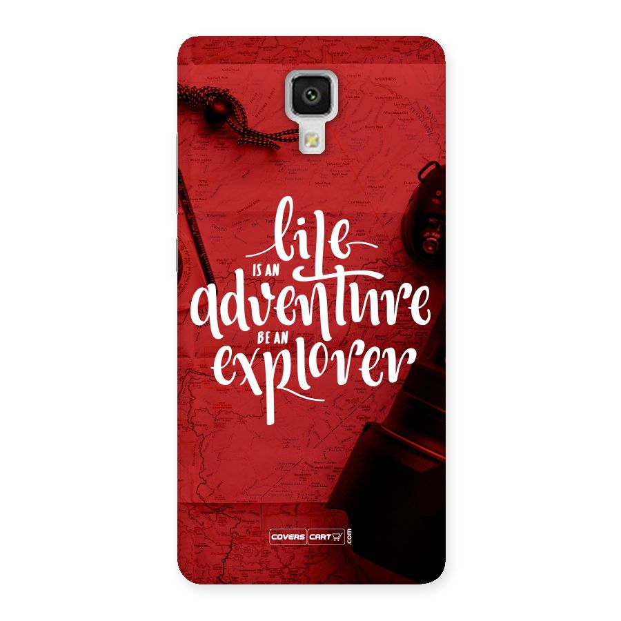 Life Adventure Explorer Back Case for Xiaomi Mi 4
