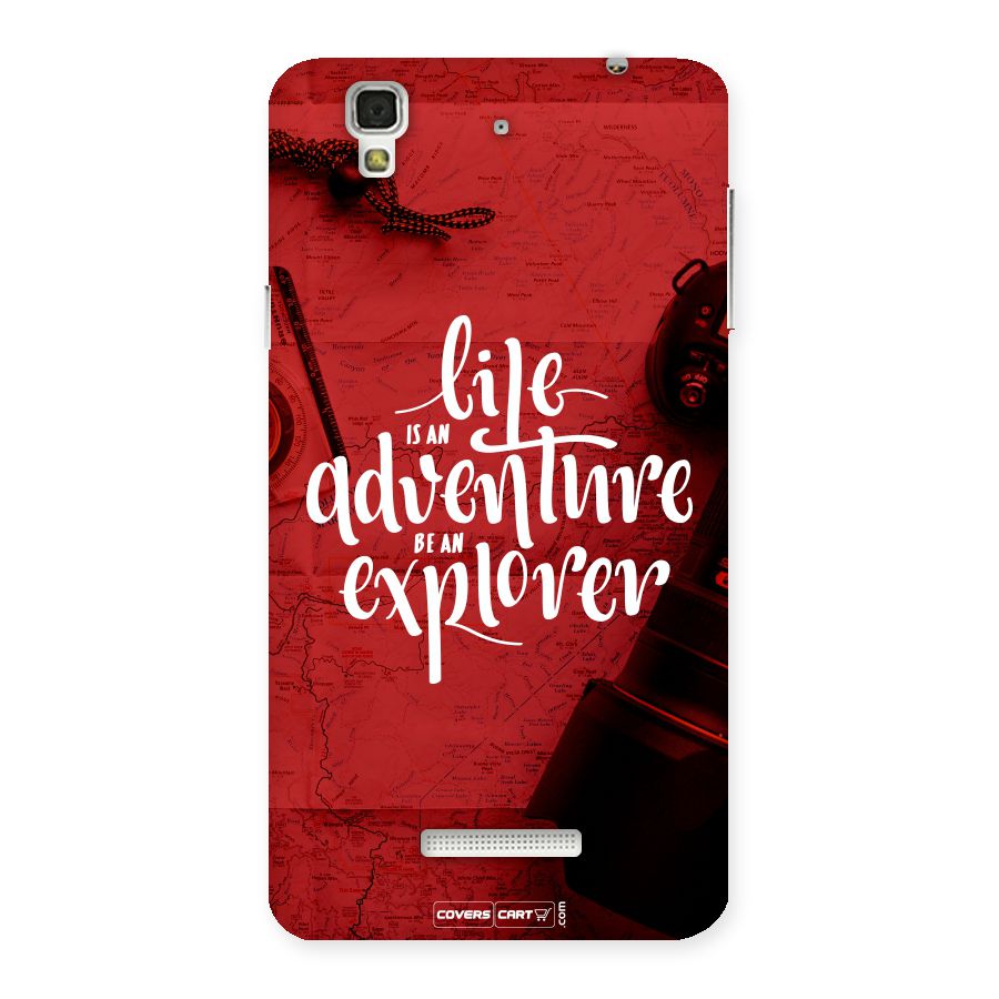 Life Adventure Explorer Back Case for Yu Yureka
