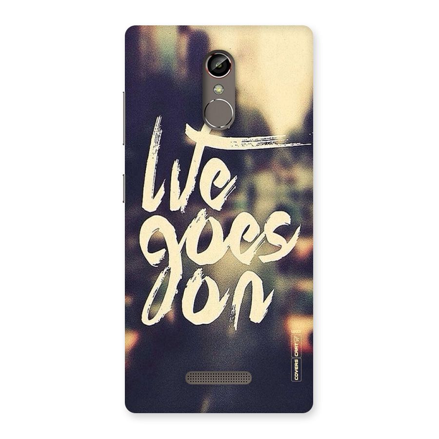 Life Goes On Back Case for Gionee S6s