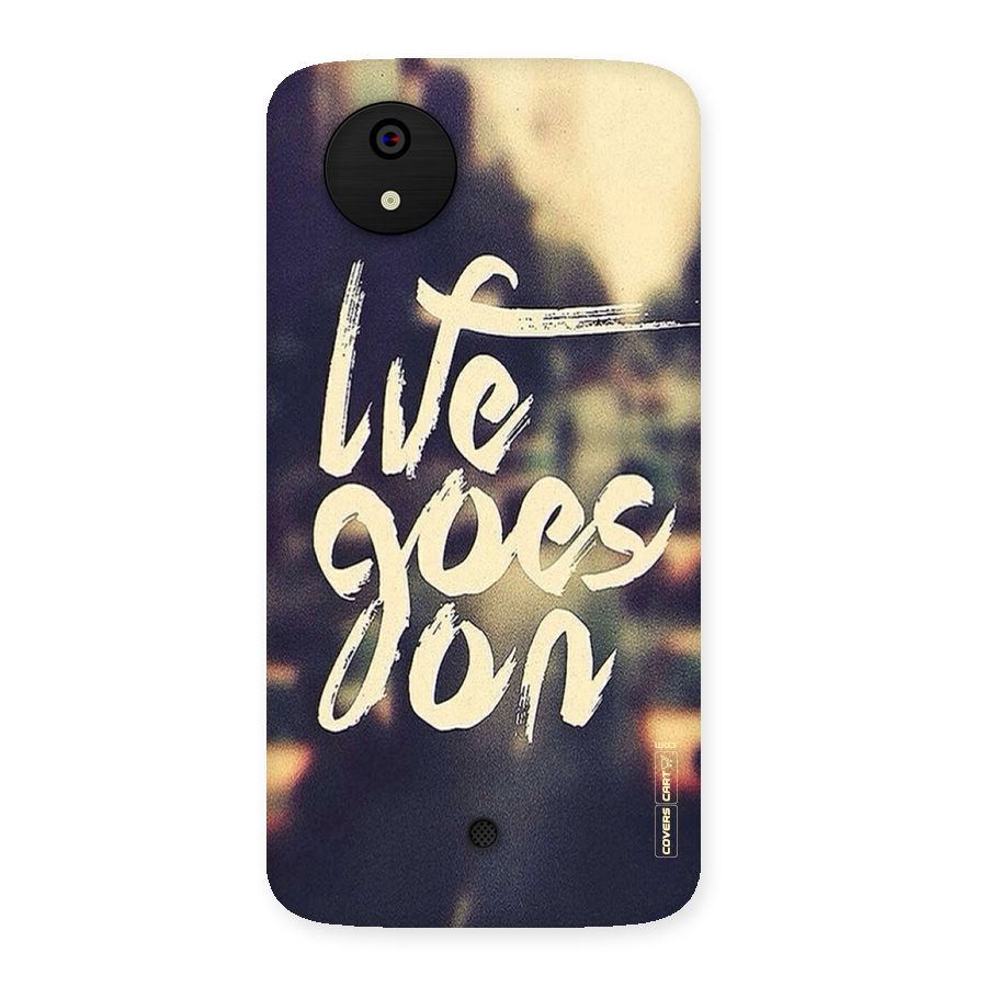 Life Goes On Back Case for Micromax Canvas A1