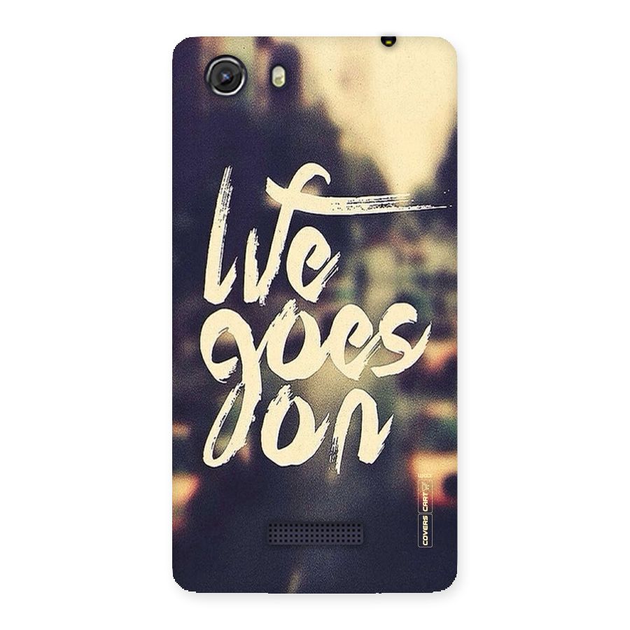Life Goes On Back Case for Micromax Unite 3