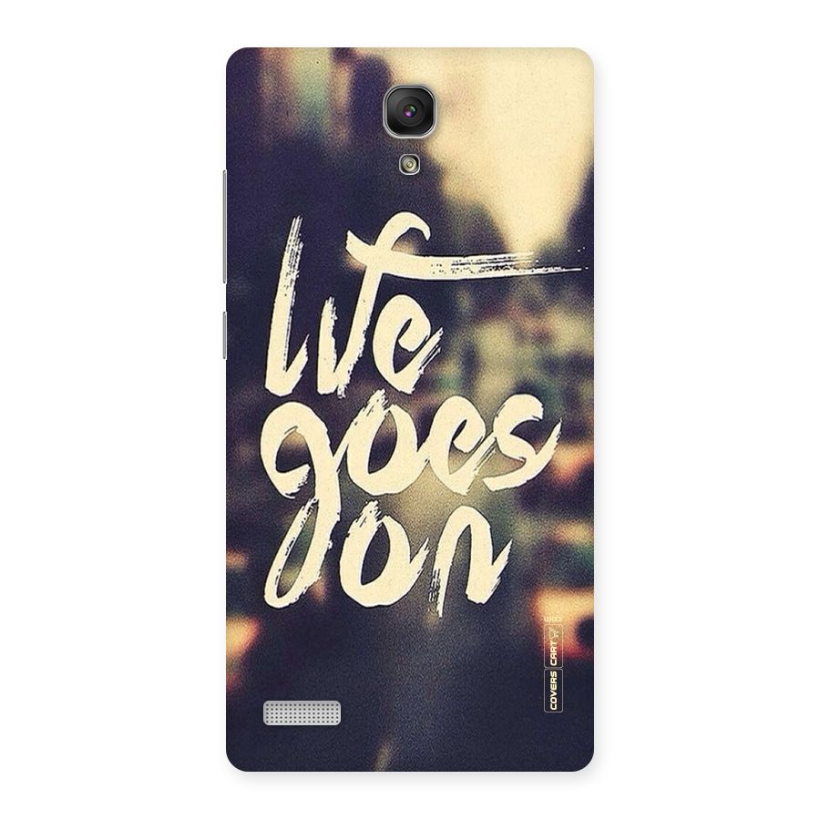 Life Goes On Back Case for Redmi Note Prime