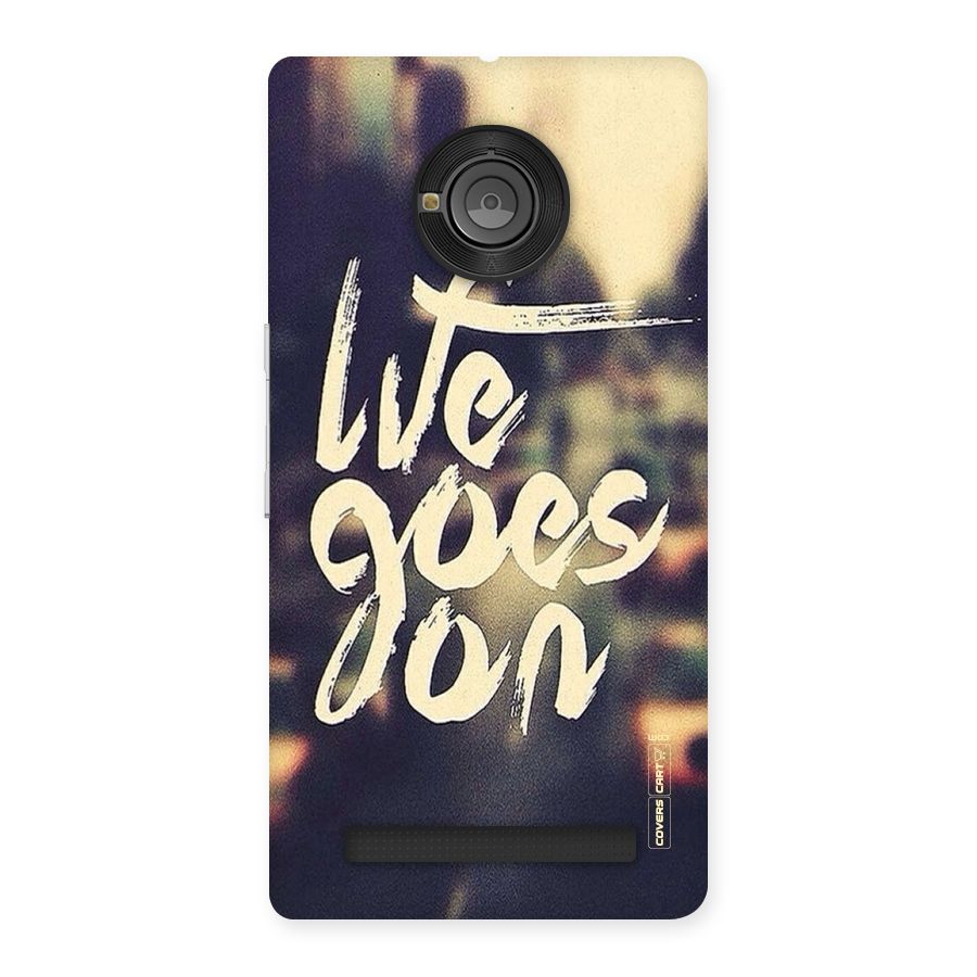 Life Goes On Back Case for Yu Yunique