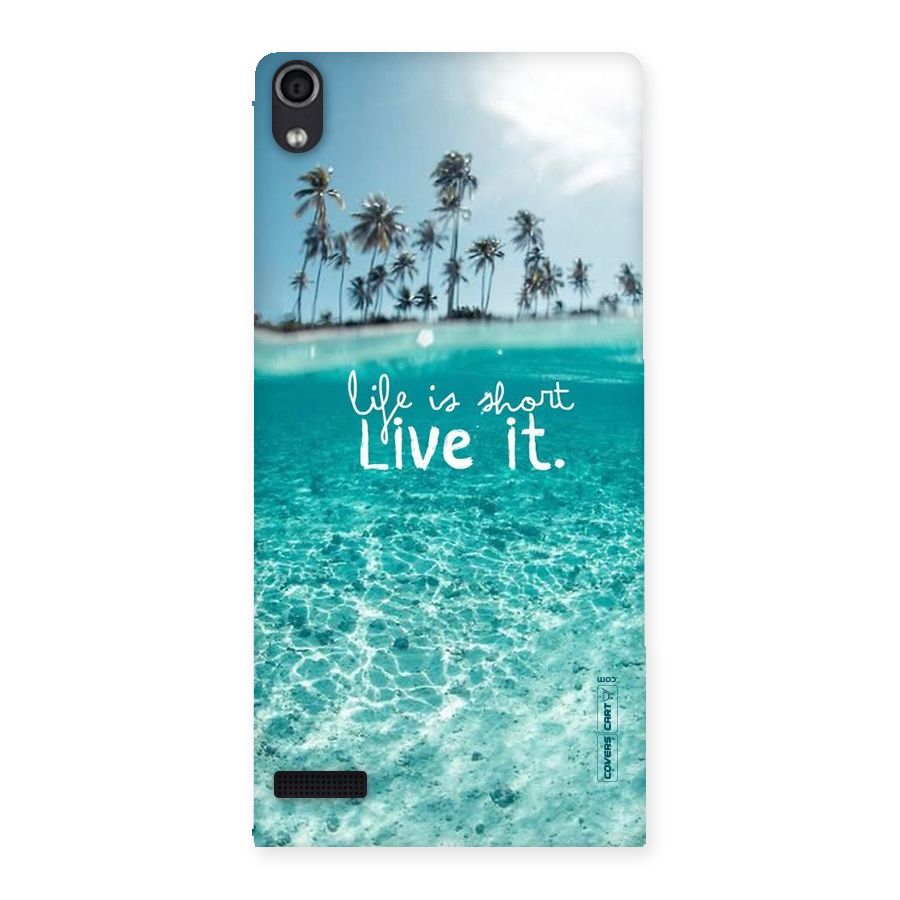 Life Is Short Back Case for Ascend P6