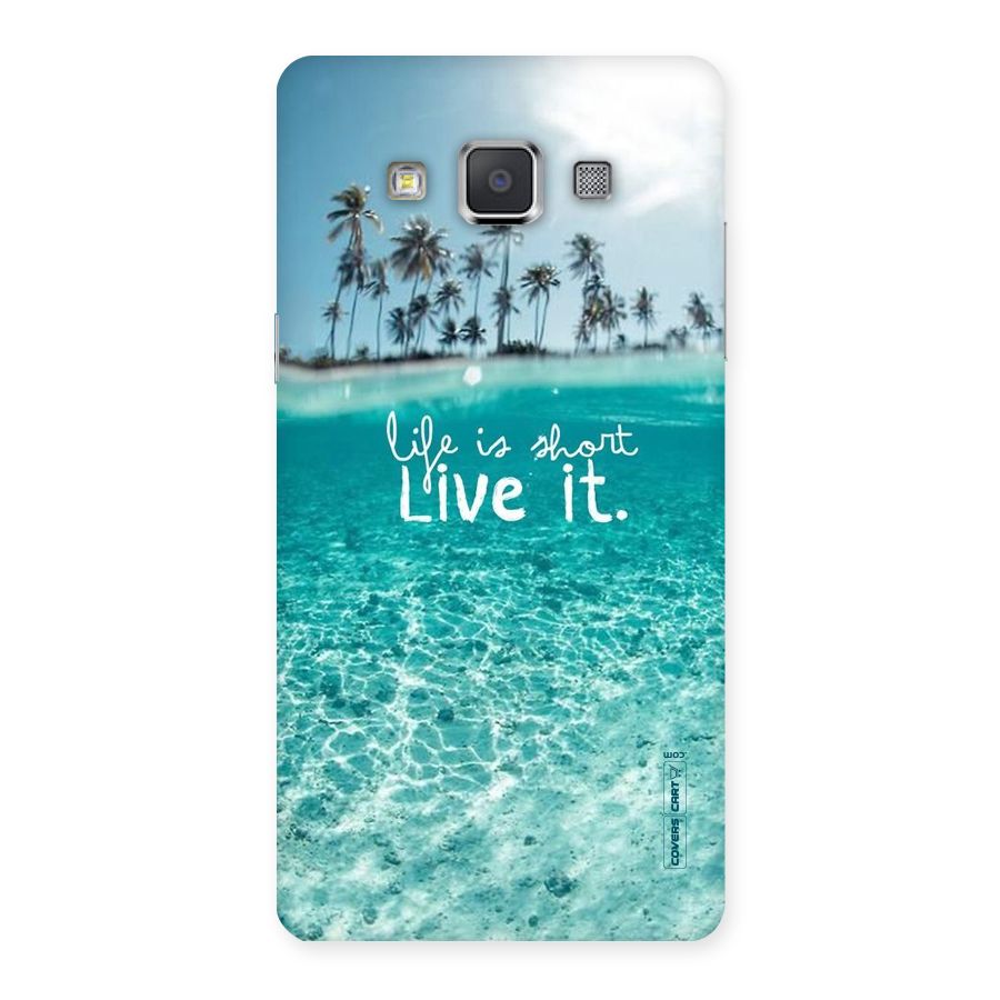Life Is Short Back Case for Galaxy Grand 3