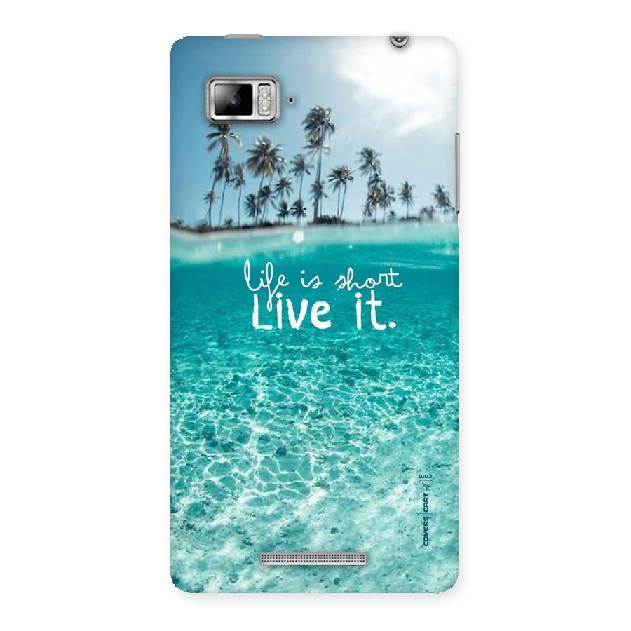Life Is Short Back Case for Lenovo Vibe Z K910