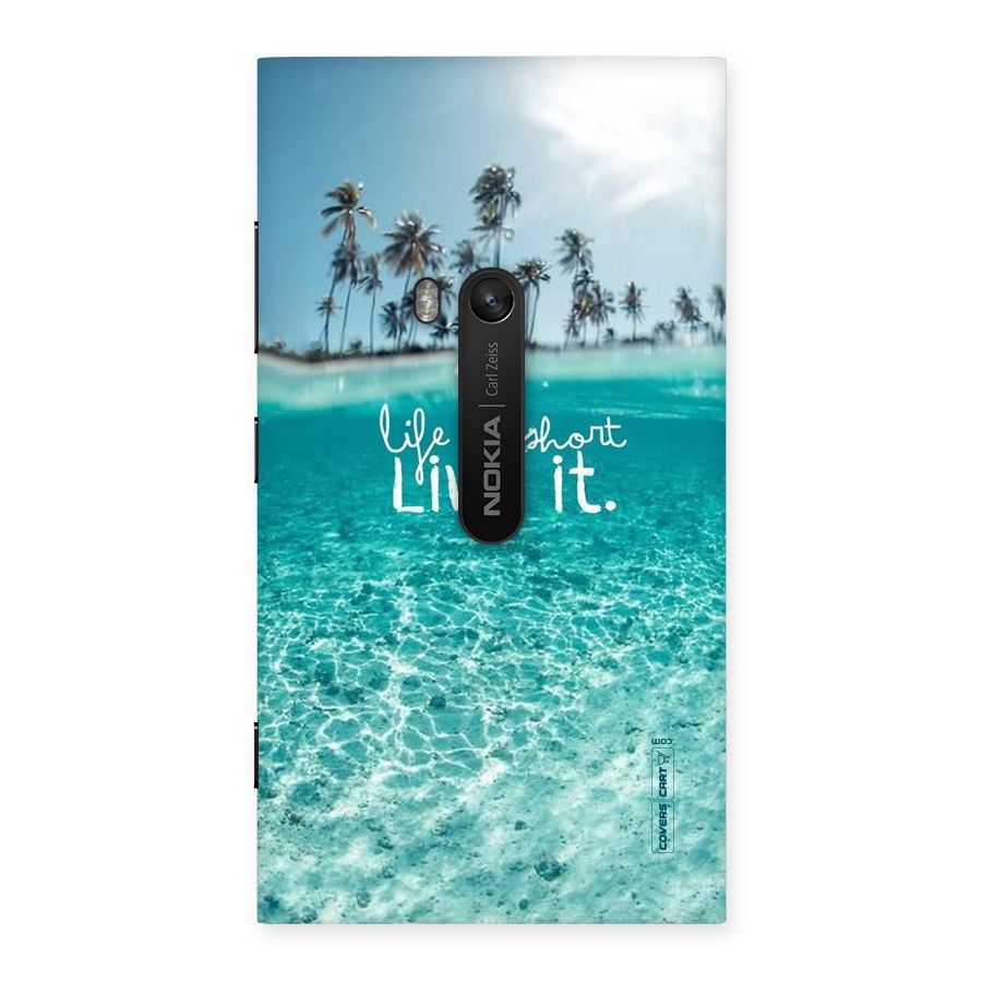 Life Is Short Back Case for Lumia 920