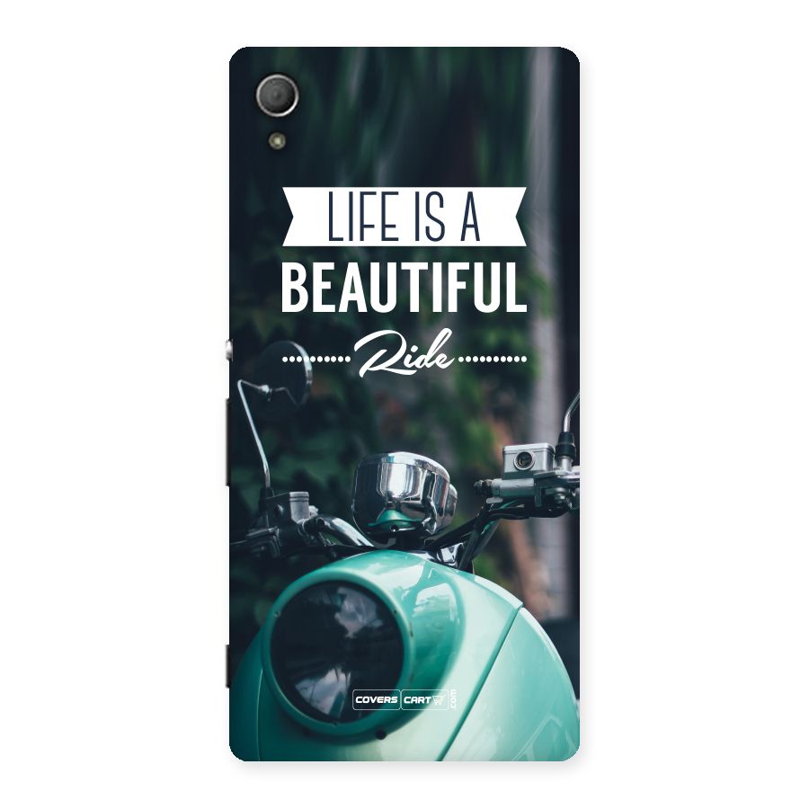 Life is a Beautiful Ride Back Case for Xperia Z3 Plus
