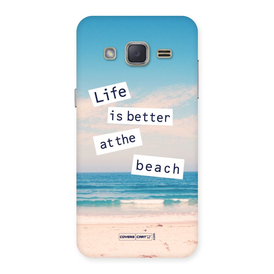 Life is better at the Beach Back Case for Galaxy J2