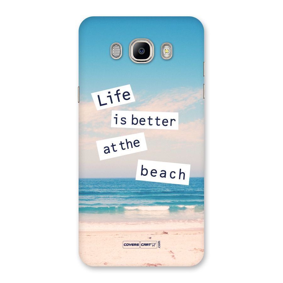 Life is better at the Beach Back Case for Galaxy On8