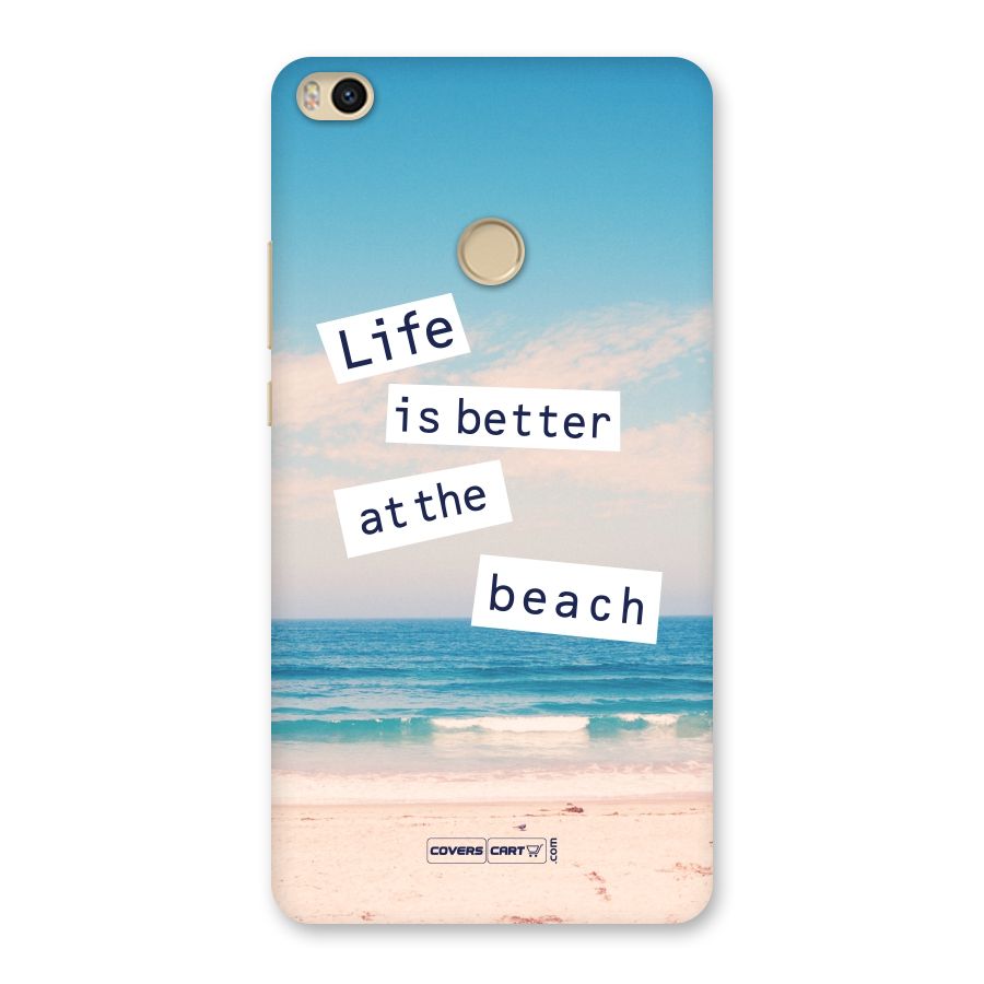 Life is better at the Beach Back Case for Mi Max 2