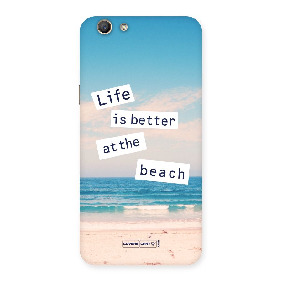 Life is better at the Beach Back Case for Oppo F1s