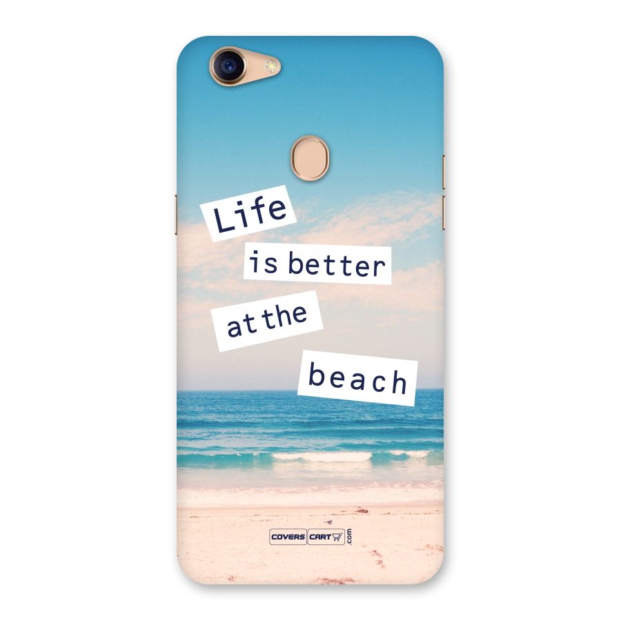 Life is better at the Beach Back Case for Oppo F5