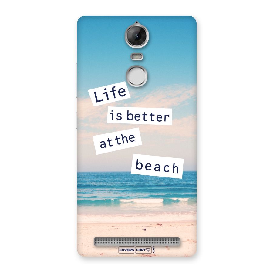 Life is better at the Beach Back Case for Vibe K5 Note