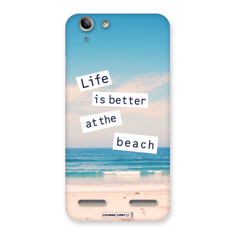 Life is better at the Beach Back Case for Vibe K5 Plus
