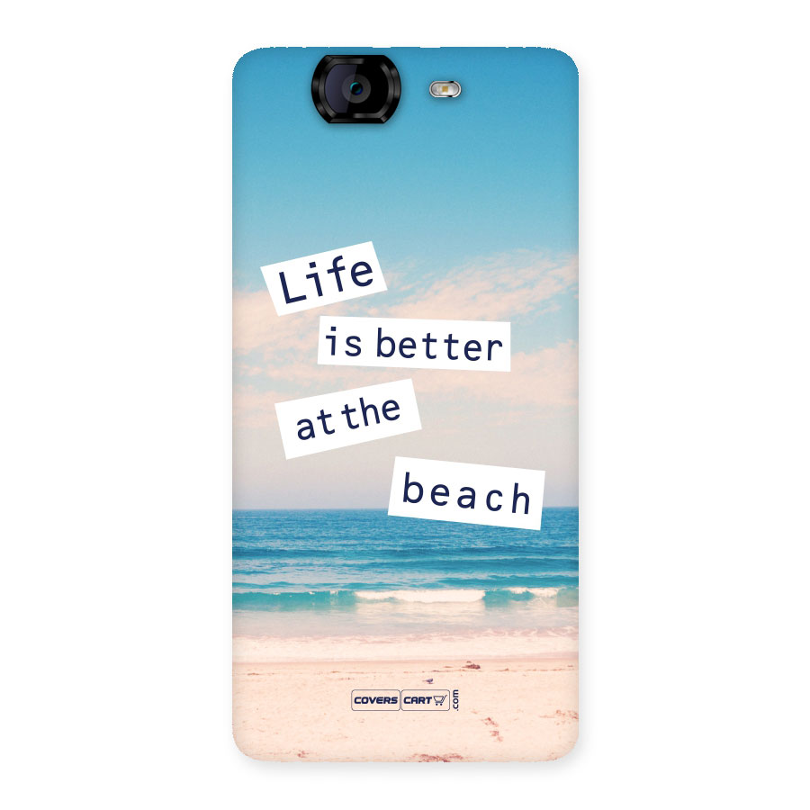 Life is better at the Beach Back Case for Canvas Knight A350