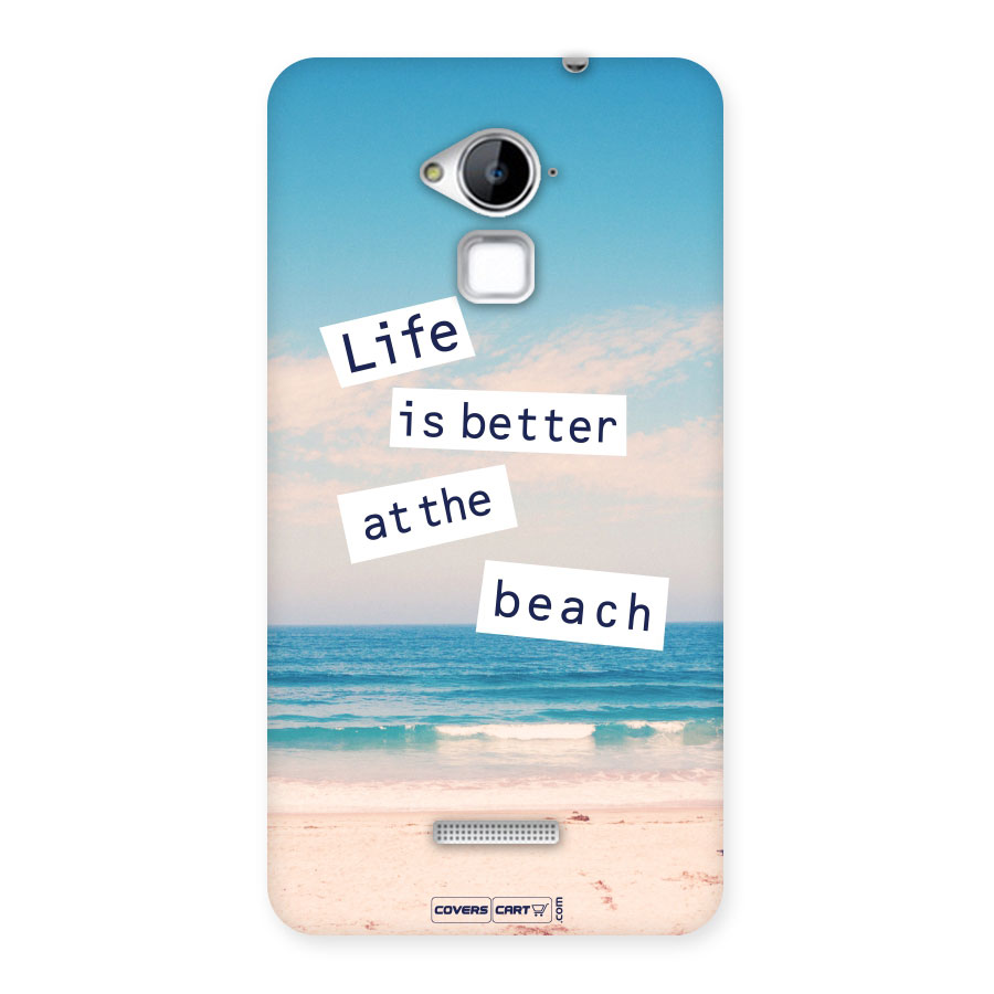 Life is better at the Beach Back Case for Coolpad Note 3