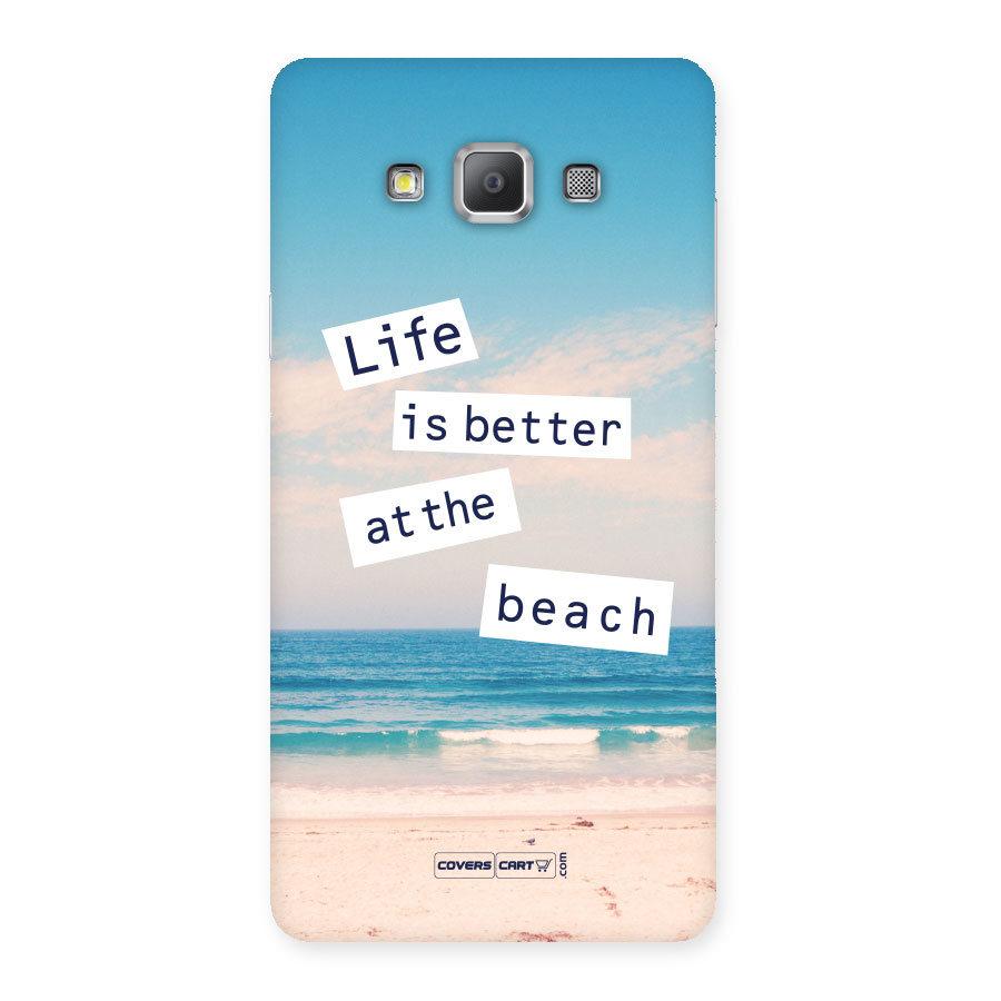 Life is better at the Beach Back Case for Galaxy A7