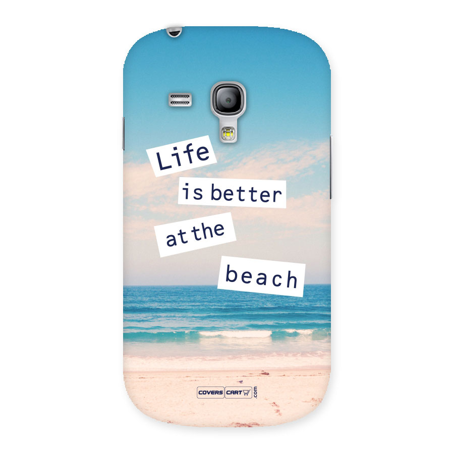 Life is better at the Beach Back Case for Galaxy S3 Mini