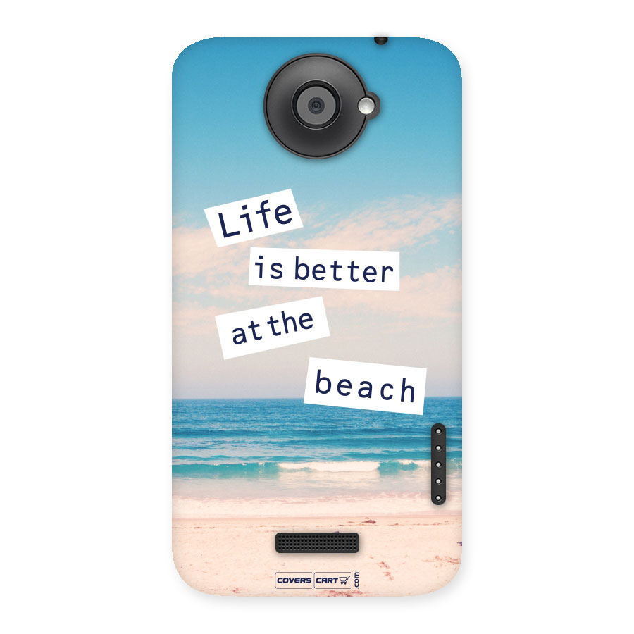 Life is better at the Beach Back Case for HTC One X