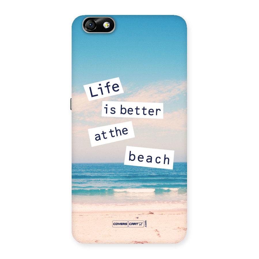 Life is better at the Beach Back Case for Honor 4X