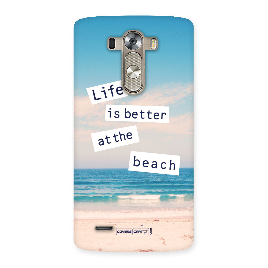 Life is better at the Beach Back Case for LG G3