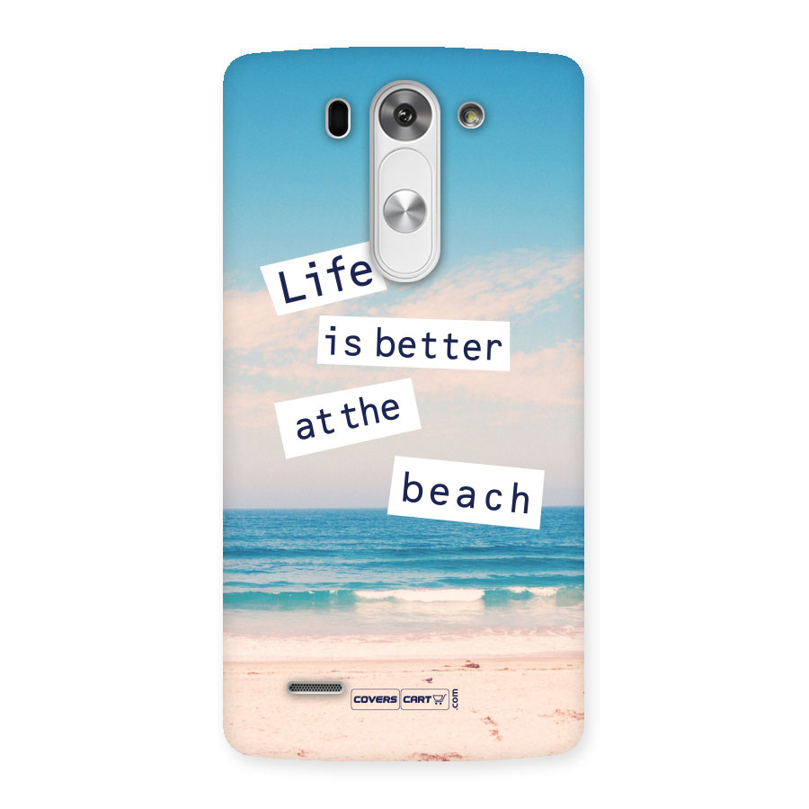 Life is better at the Beach Back Case for LG G3 Beat