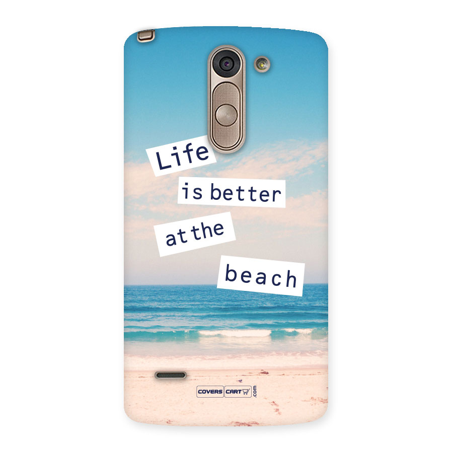 Life is better at the Beach Back Case for LG G3 Stylus
