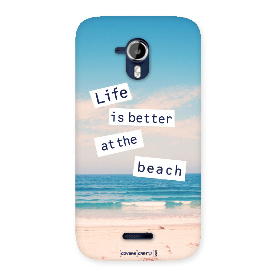 Life is better at the Beach Back Case for Micromax Canvas Magnus A117