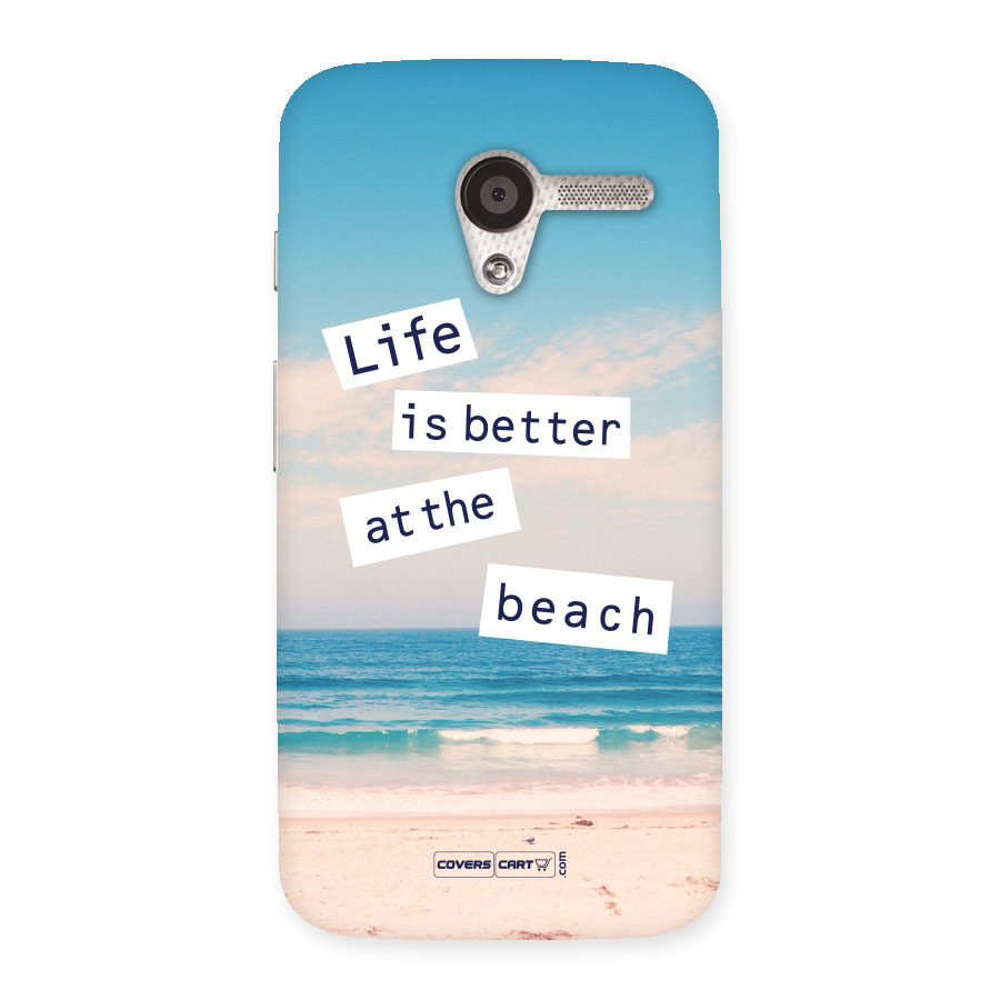 Life is better at the Beach Back Case for Moto X
