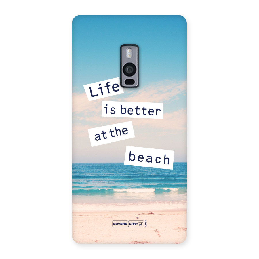 Life is better at the Beach Back Case for OnePlus Two