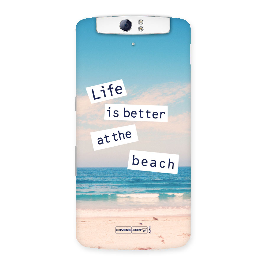Life is better at the Beach Back Case for Oppo N1