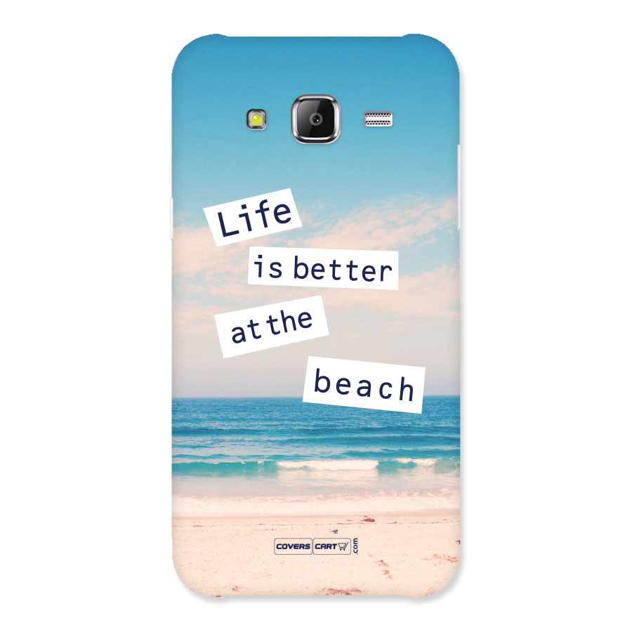 Life is better at the Beach Back Case for Samsung Galaxy J5