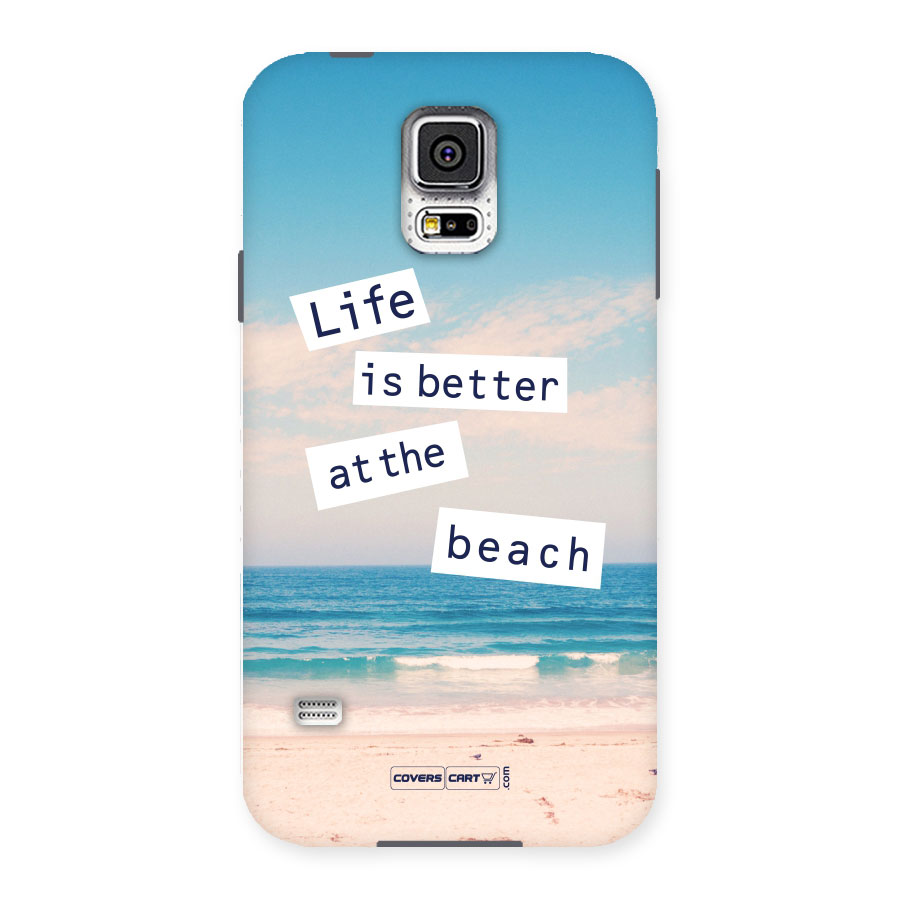Life is better at the Beach Back Case for Samsung Galaxy S5