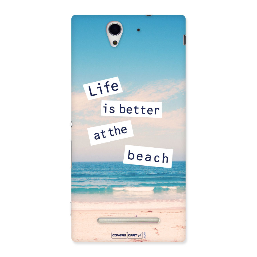 Life is better at the Beach Back Case for Sony Xperia C3